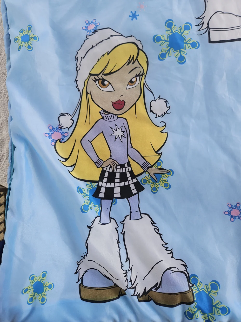 LIL BRATZ Baby Blue Blue Sleeping Bag Y2K